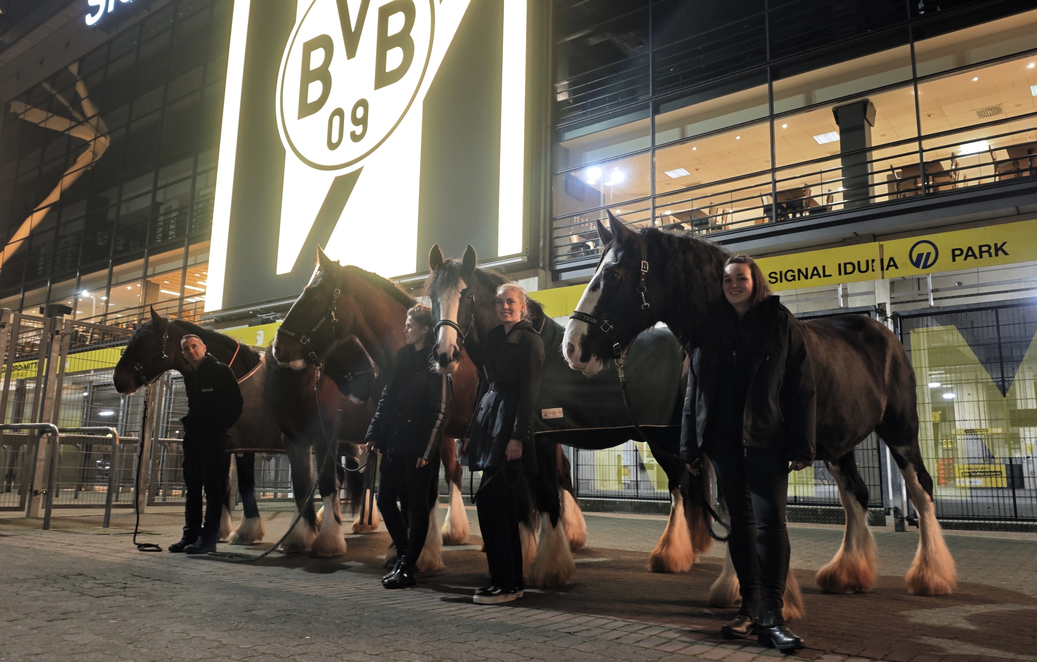 BVB Stadion Westfalenpark, cool down nach der Show